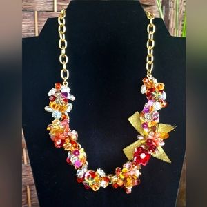NWOT Talbots Bejeweled Statement Necklace